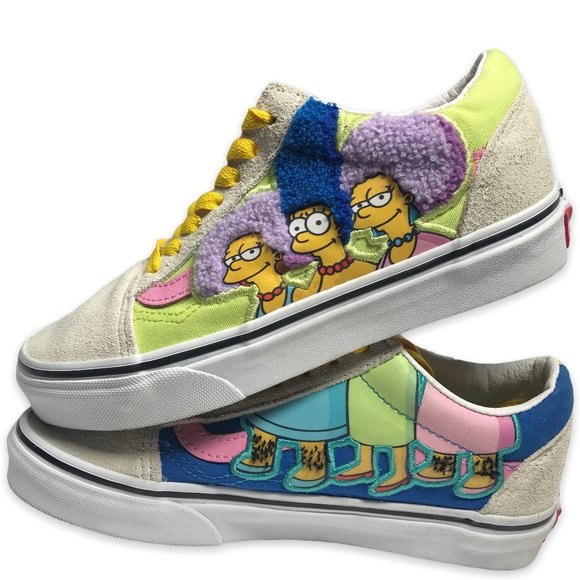Vans Shoes - Vans Old Skool The Simpsons Marge Bouvier Sisters Unisex Lime Sneakers M…